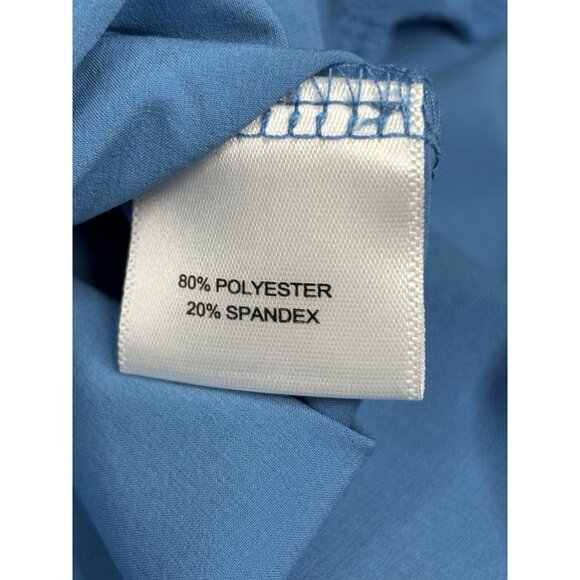 Peter Millar Crown Crafted Men’s XXL Flex Adapt ½ Zip Pullover Golf Vest Blue - Picture 8 of 15